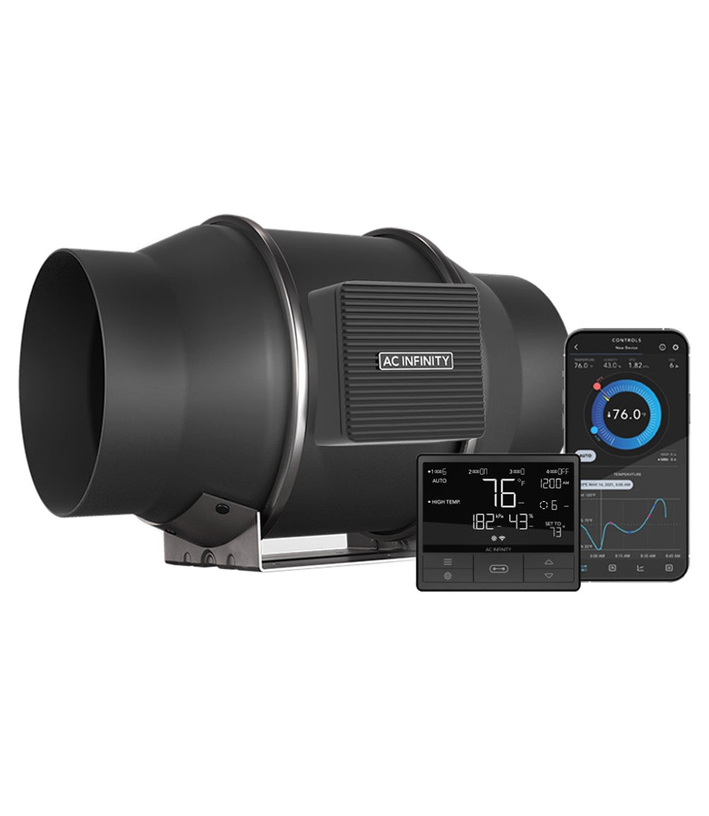 AC Infinity Cloudline T6 150mm with Temperature Humidity VPD Controller 69 Pro