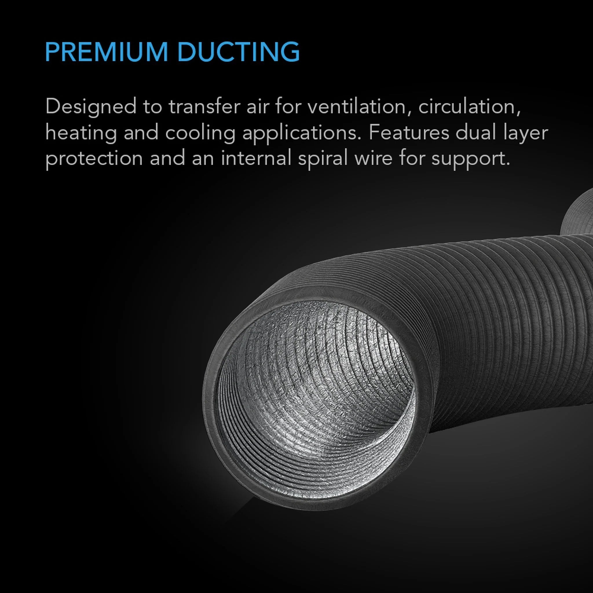 AC Infinity Flexible 4 Layer Ducting 7.6m