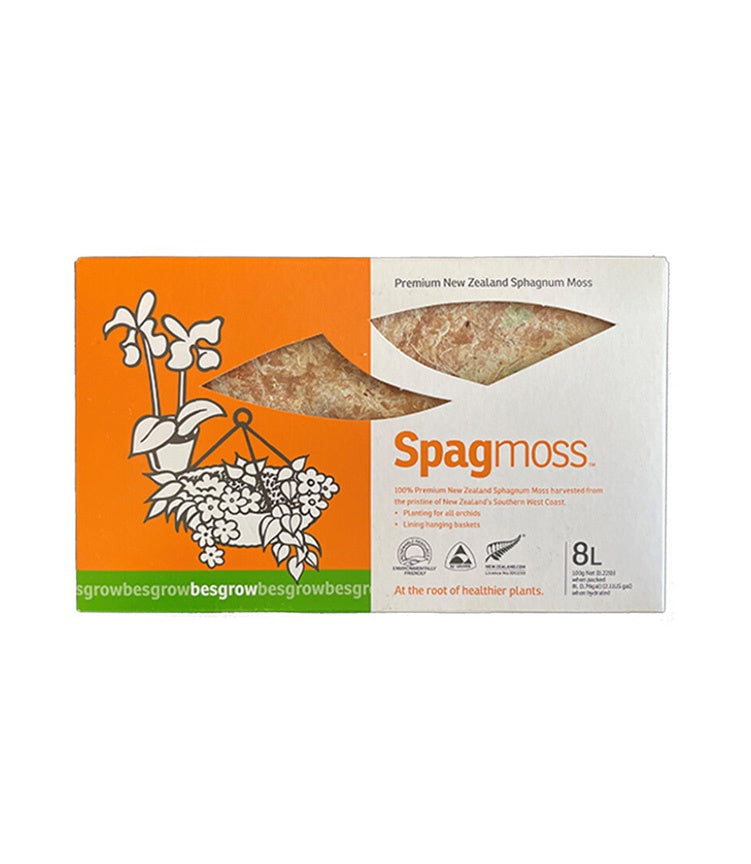 Besgrow Sphagnum Moss Compressed Classic Briquette 100g 8Ltr