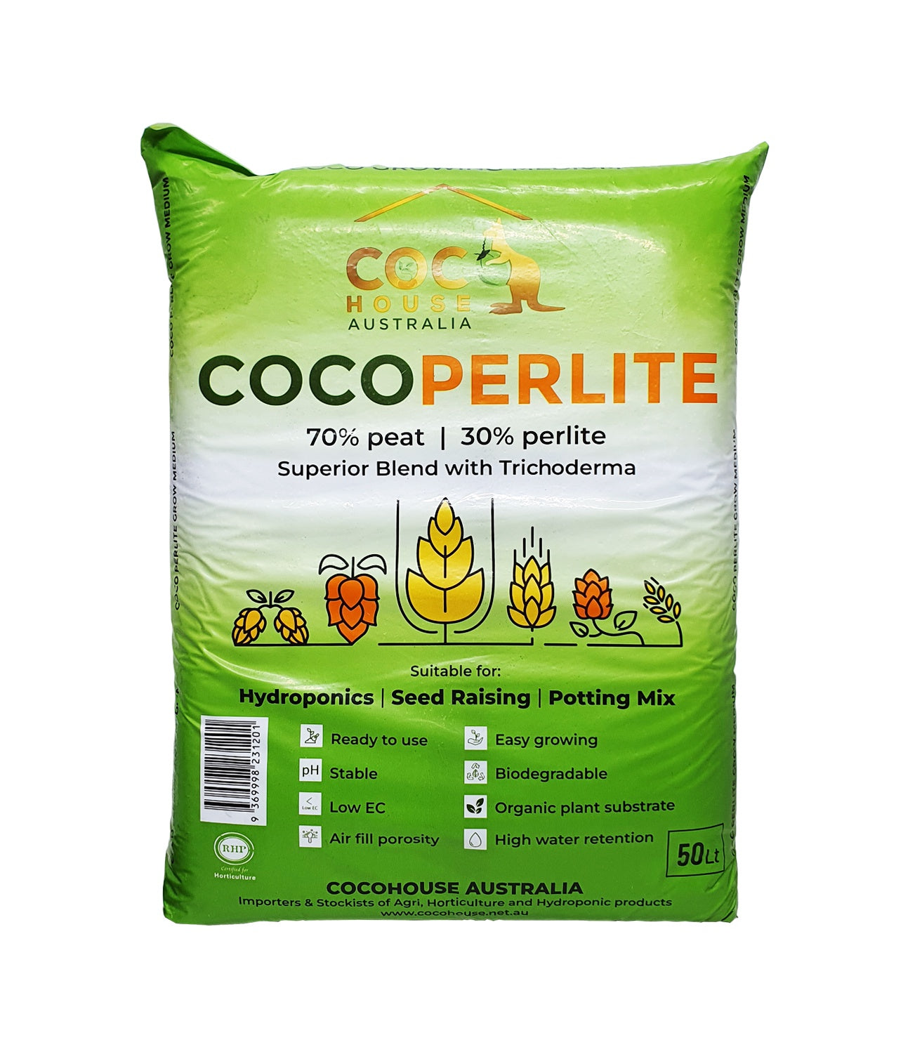 Coco House Coco Pure Blend 70/30 Coco & Perlite 50L Bag