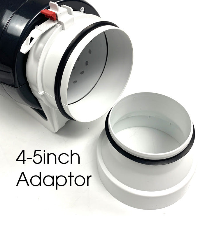 Silent Mixed Flow Inline Duct Fan 4-5 inch