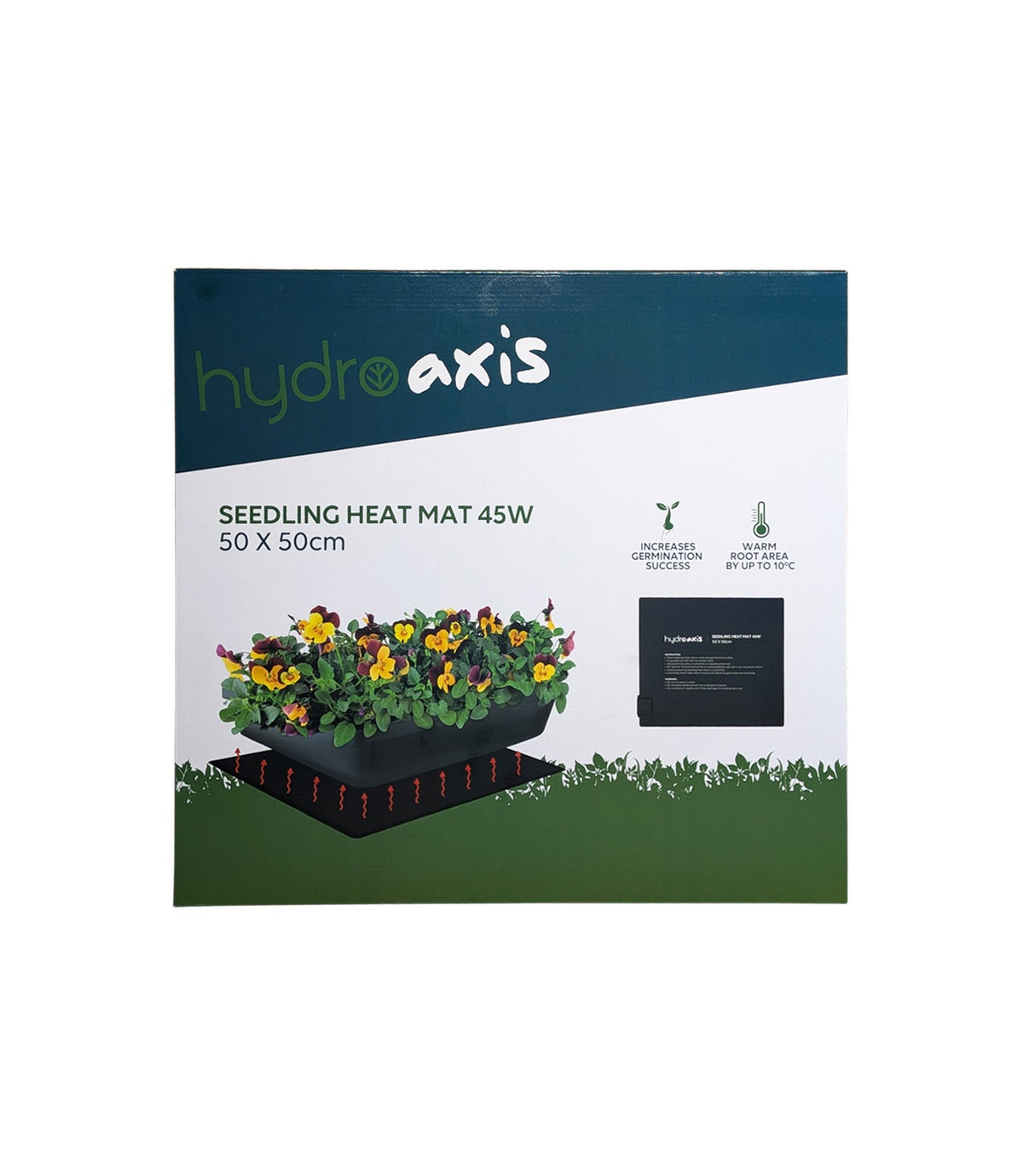 Hydro Axis Clone & Seedling Heat Mat 45W 50cm x 50cm