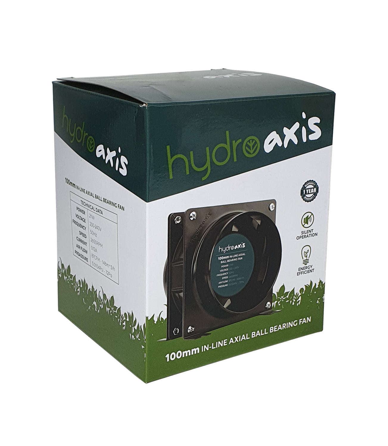 Hydro Axis 100mm Axial Fan