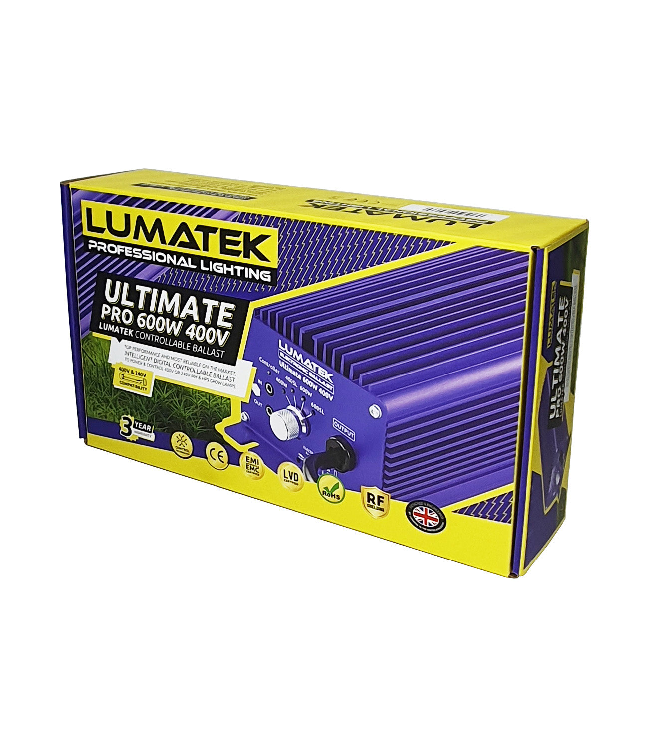 Lumatek 600 Watt/400v Controllable Digital Ballast