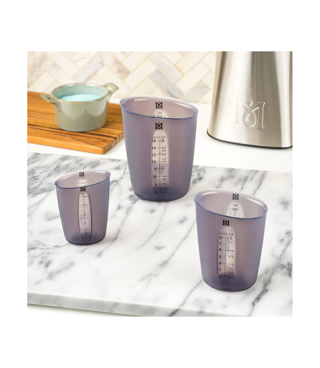 Magical Measuring Cups 3 pc 100% Pure Silicone