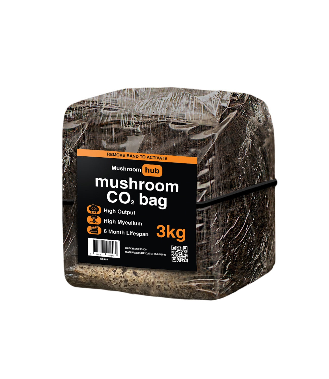 Mushroom Hub Mushroom CO2 Bag 3Kg