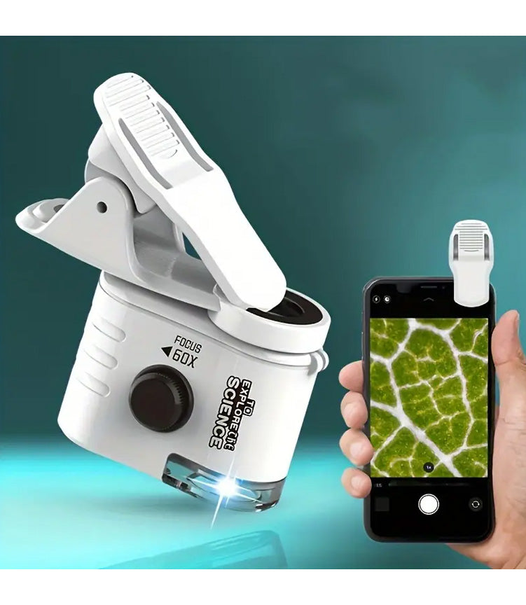 Optical Microscope Magnifier for Mobile Phones