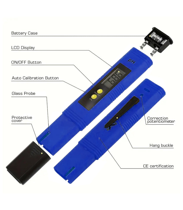 pH Pen & Temperature Meter