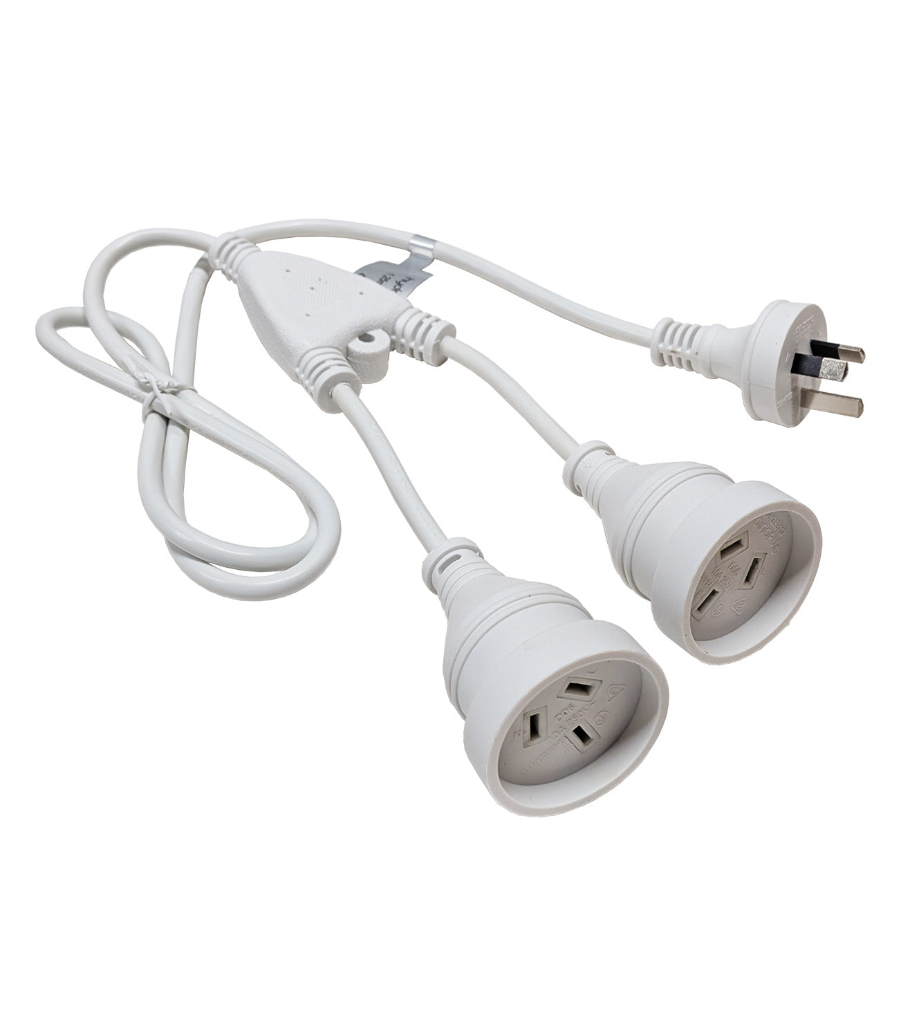 Hydro Axis Split Cord 1.25m White 10amp