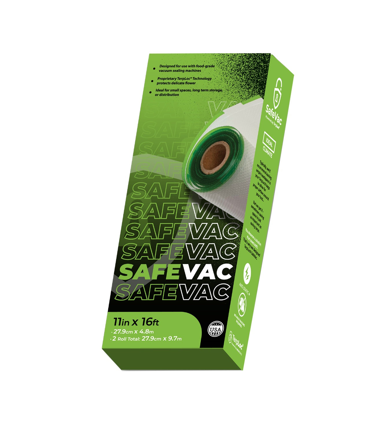 Terploc SafeVac Vacuum Bags on a Roll (Twin Roll Pk)