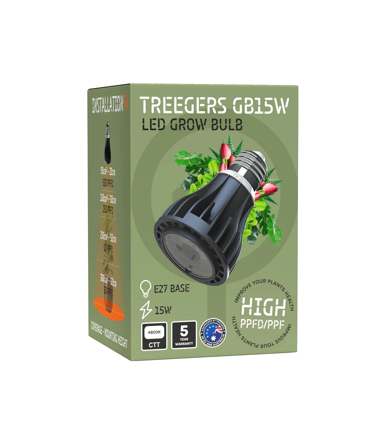 Treegers GB15 15W Grow Bulb