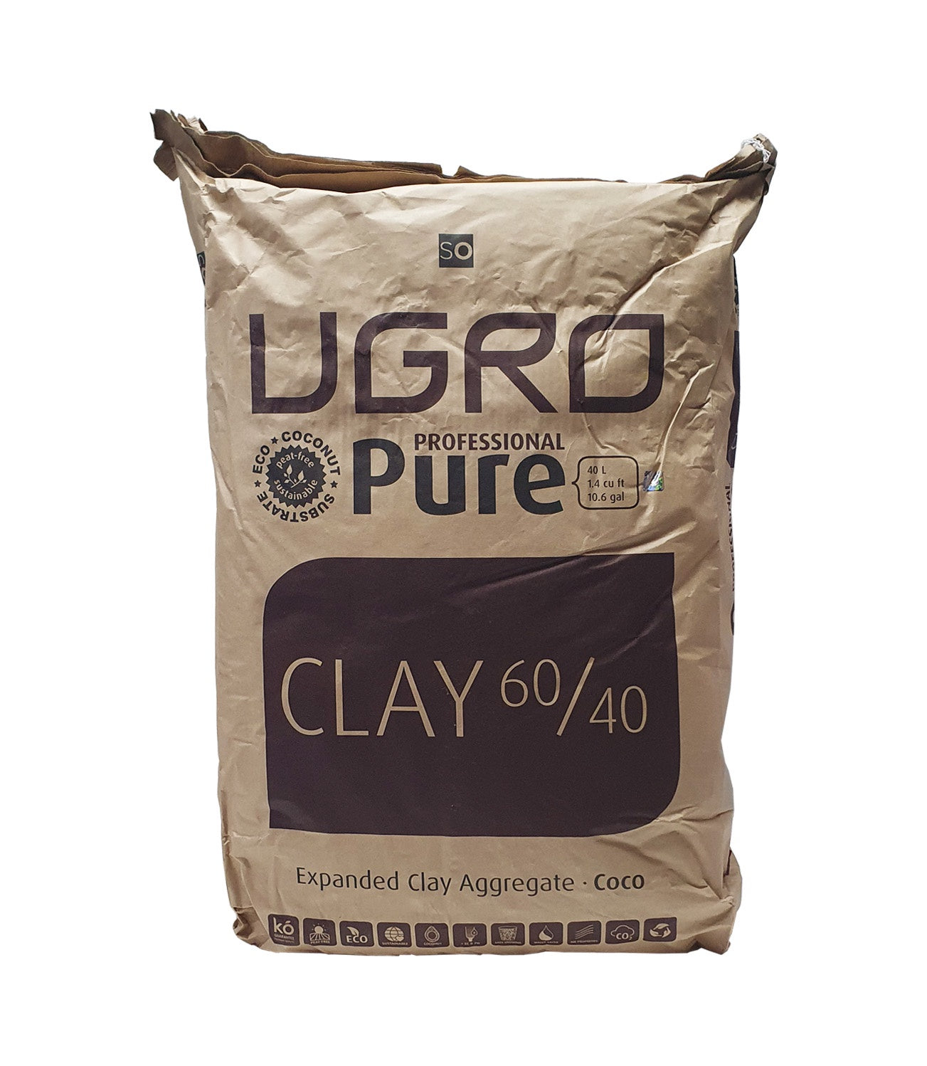 Ugro Pure Clay/Coco 60/40 Bag 40L