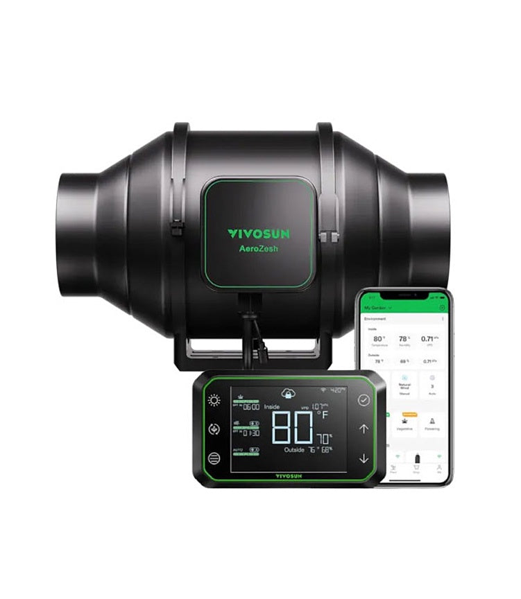 Vivosun Aerozesh S4 Fan 4 Inch and E42A WiFi Controller