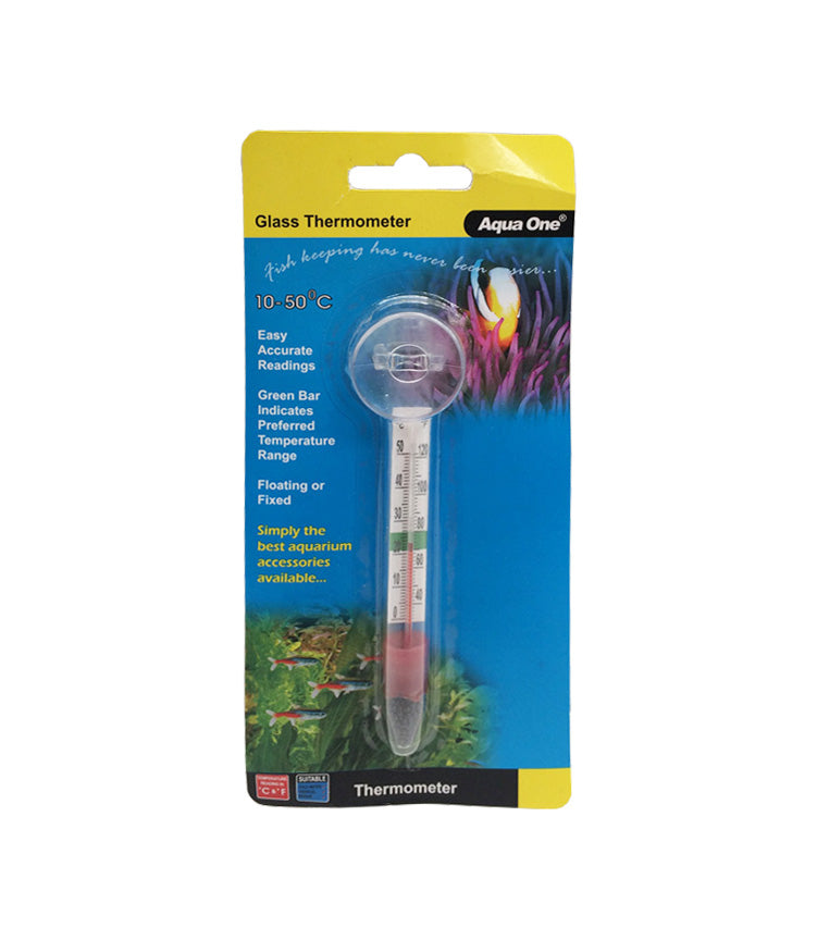 Aqua One Glass Thermometer