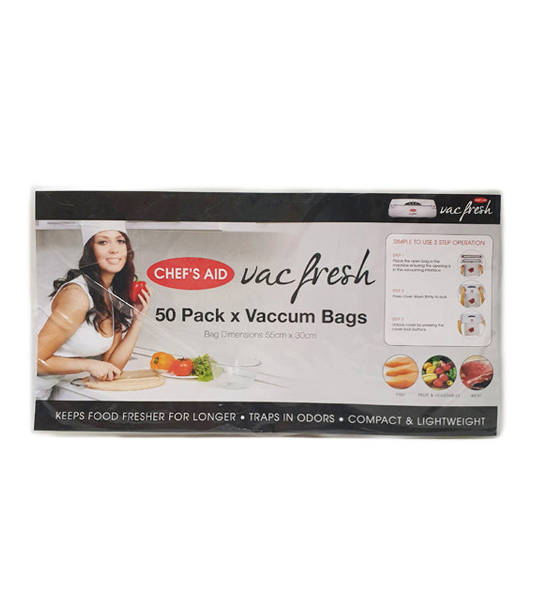 Chef's Aid Vacuum Seal Bags 50 Pk