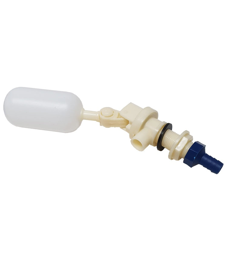 Compact Float Valve White 13mm Barbed Fitting