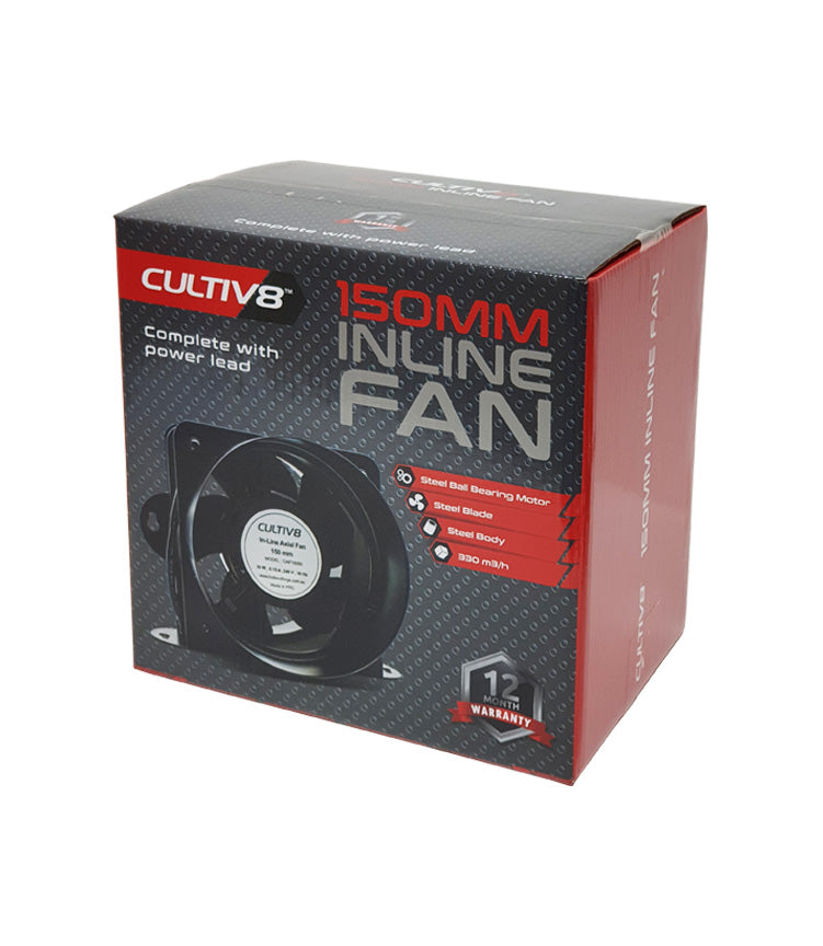 Cultiv8 Inline Axial Fan 6/150mm