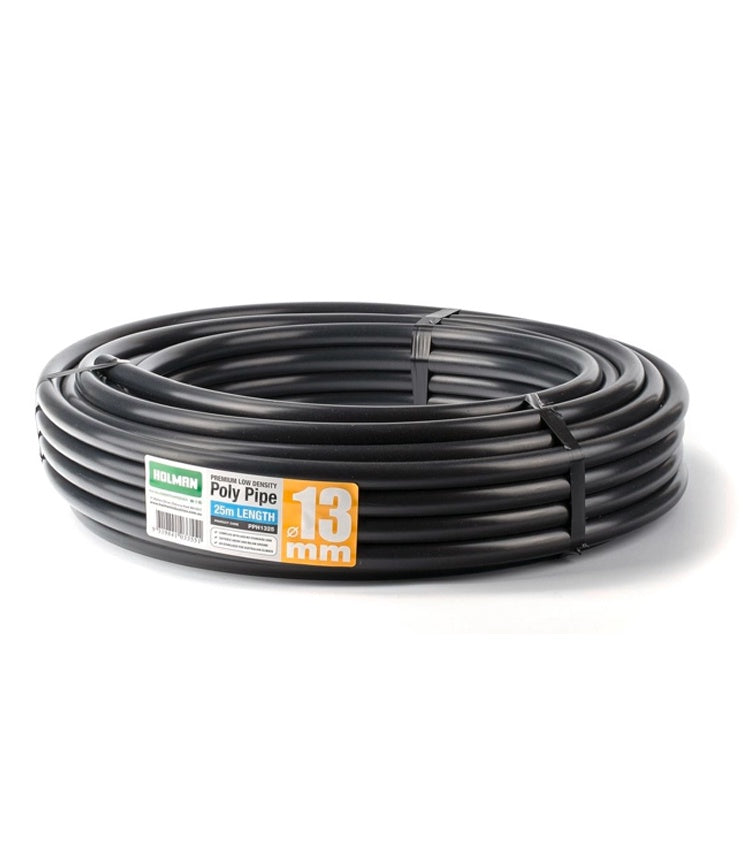 Holman Premium Low Density Poly Pipe 13mm x 25m