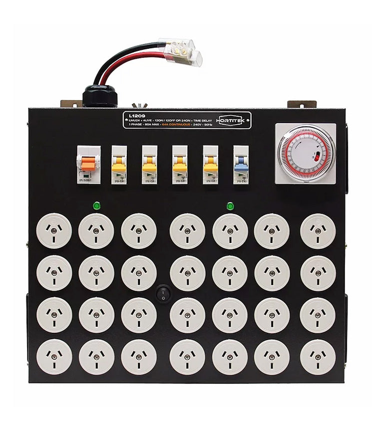 Hortitek LMU 24 Outlet 12 on/12 off or 24 on 80amp Single Phase