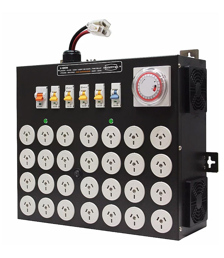 Hortitek LMU 24 Outlet 12 on/12 off or 24 on 80amp Single Phase