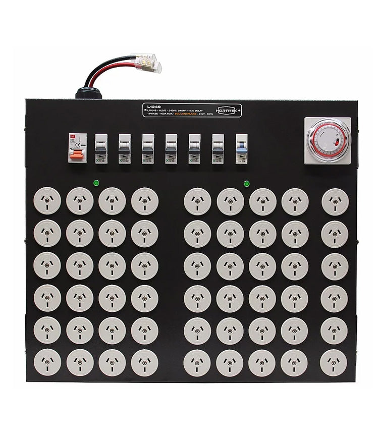 Hortitek LMU 48 Outlet 24 on/24 off 100amp Single Phase + Time Delay