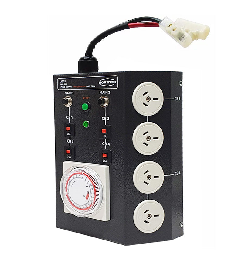 Hortitek 8 Outlet Hard Wired LMU Timer