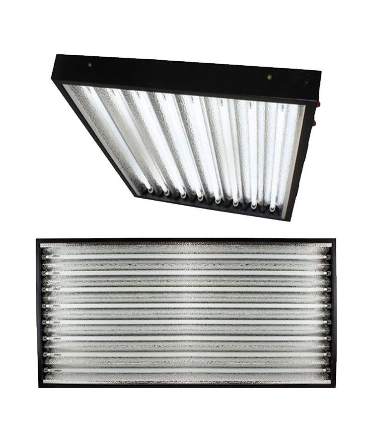 Hydro 48 T5 Reflector Black 8x54w Lamps