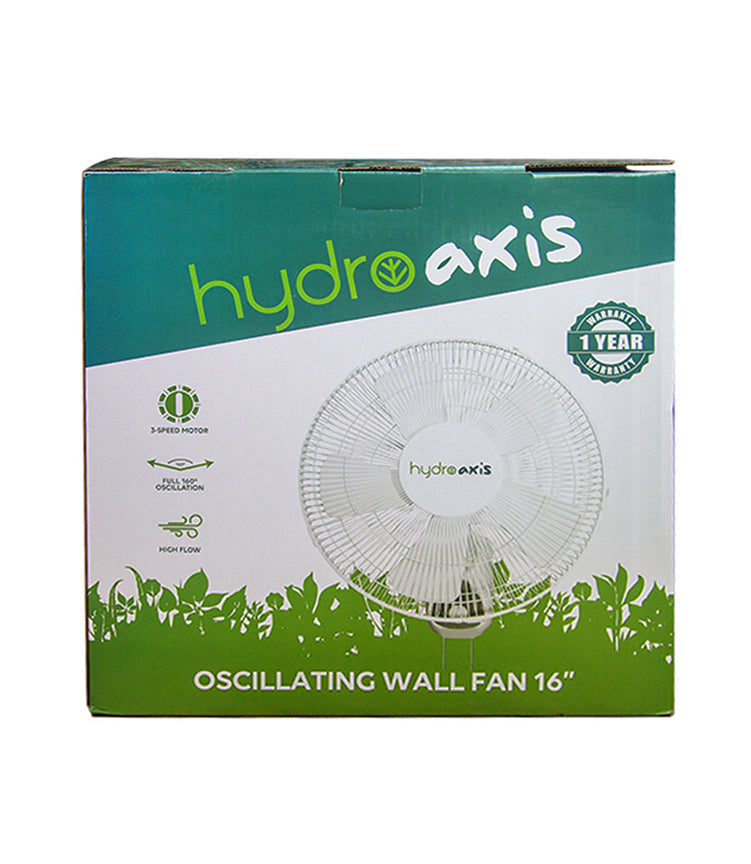 Hydro Axis Oscillating Wall Fan 40cm