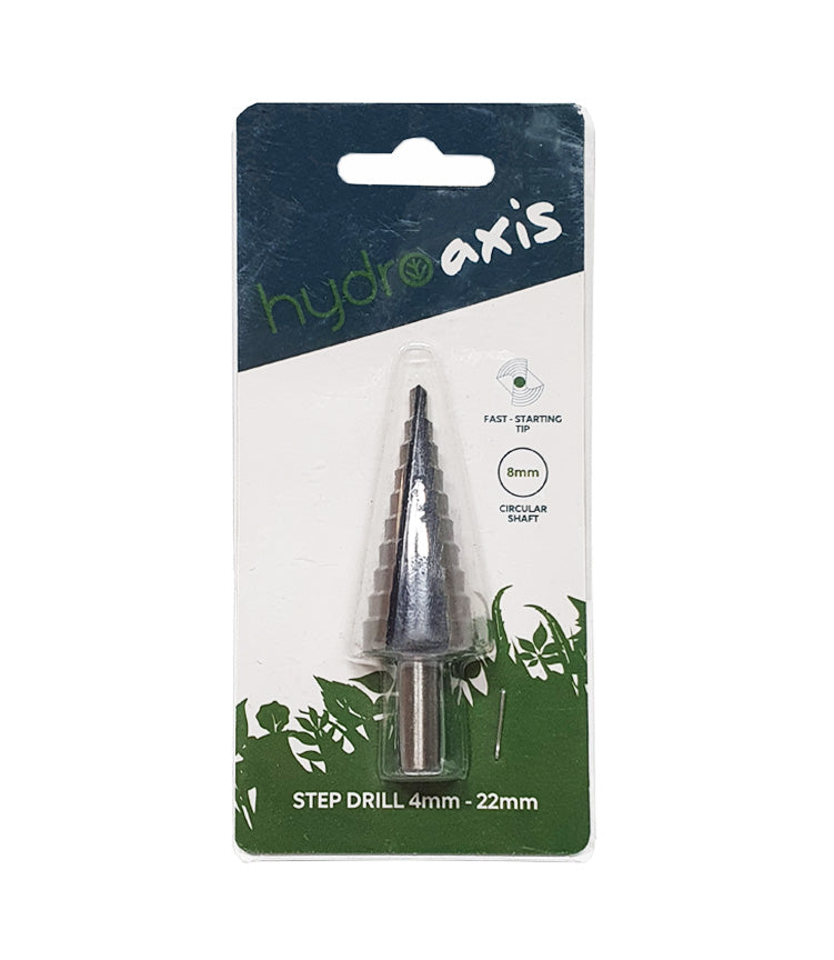 Hydro Axis Step Drill Bit 4-22mm