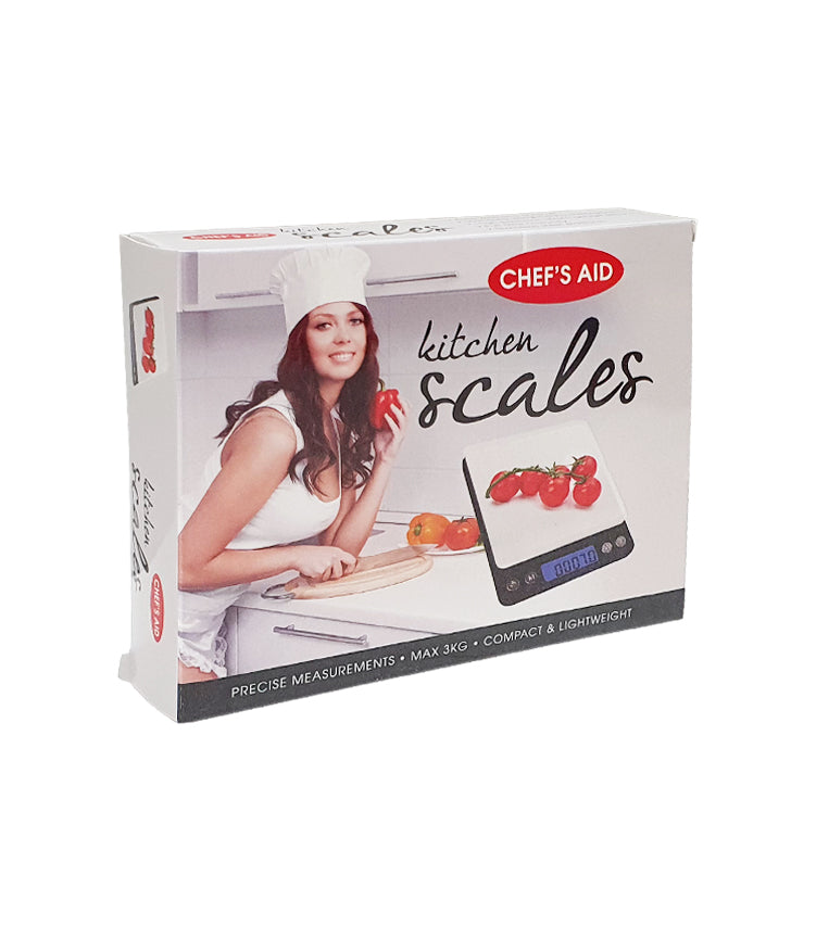 Chef's Aid Kitchen Scales 3Kg