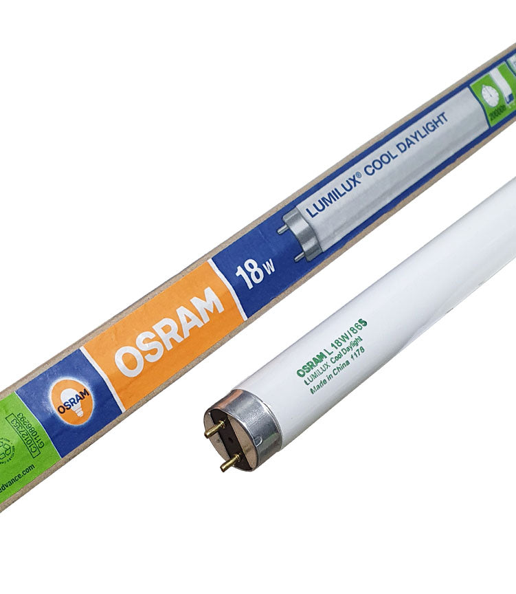 Osram Lumilux Cool Daylight 18w T8 Fluoro Tube 2ft