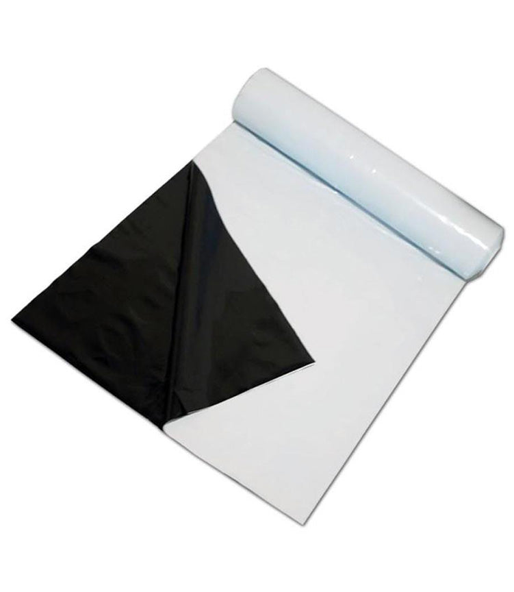 Plastic Hydro Film Blk/Wht 220UM 3m Width