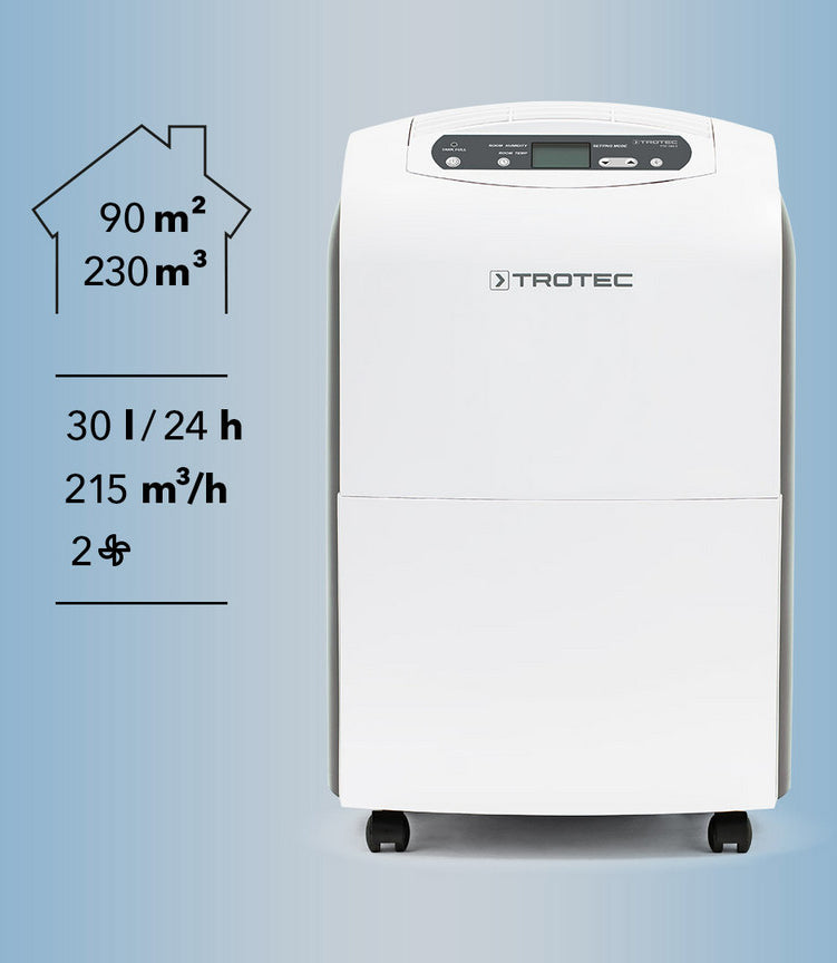 Trotec TTK 100 E Dehumidifier 30L/Day