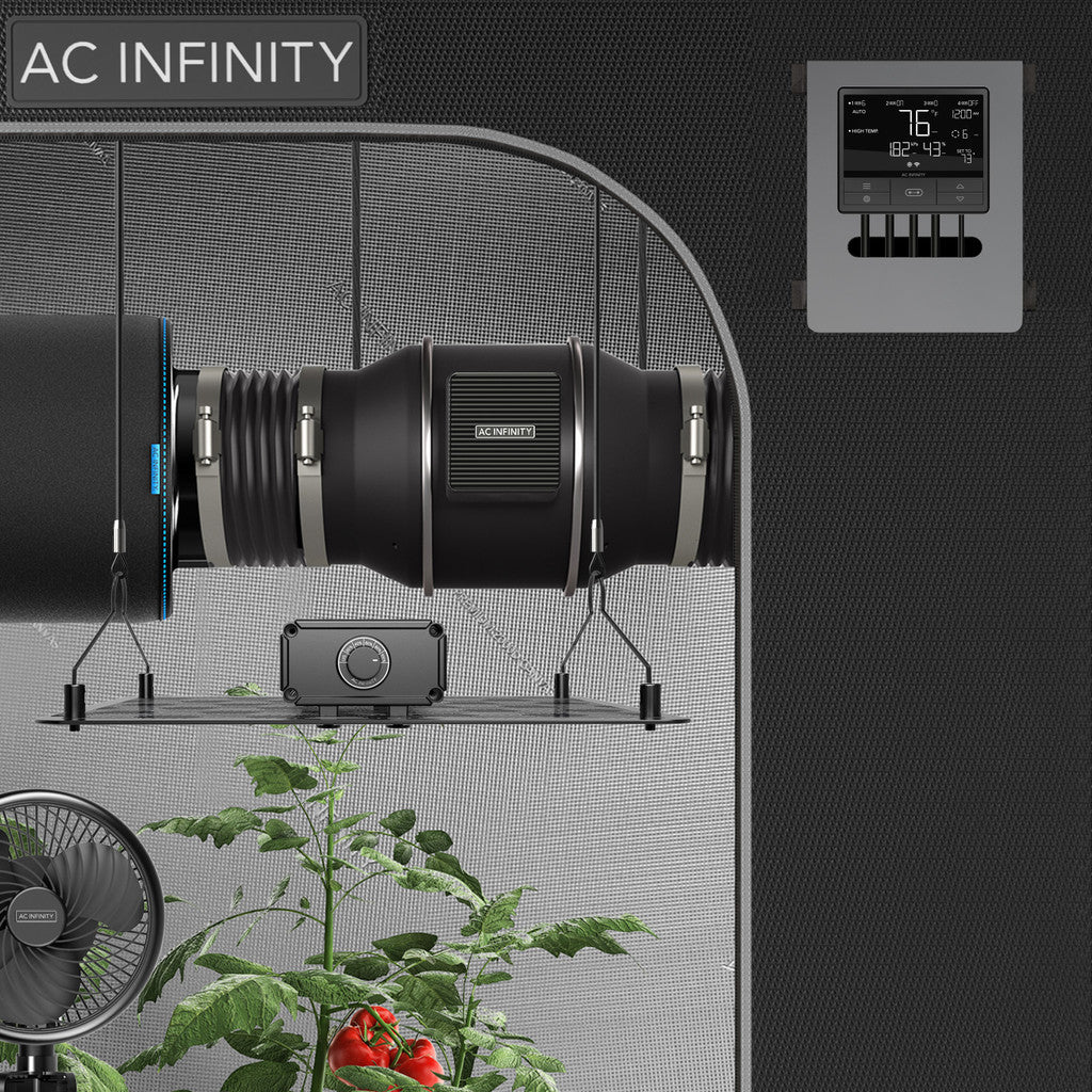 AC Infinity Cloudline T10 250mm with Temperature Humidity VPD Controller 69 Pro