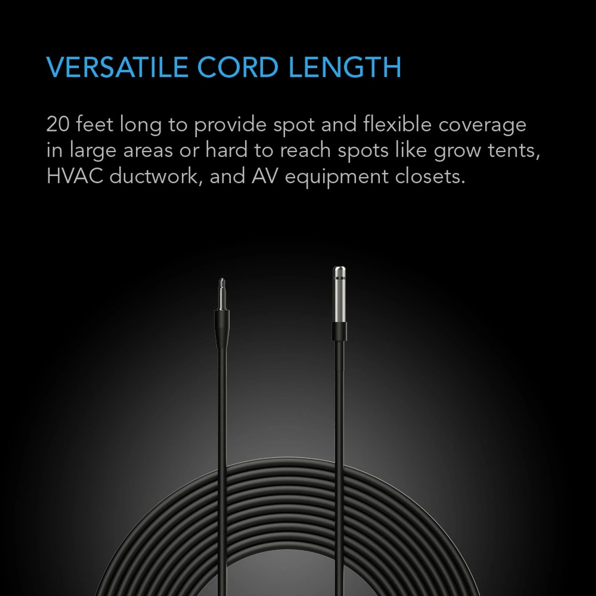 AC Infinity Controller Sensor Probe 20Ft / 6.09m
