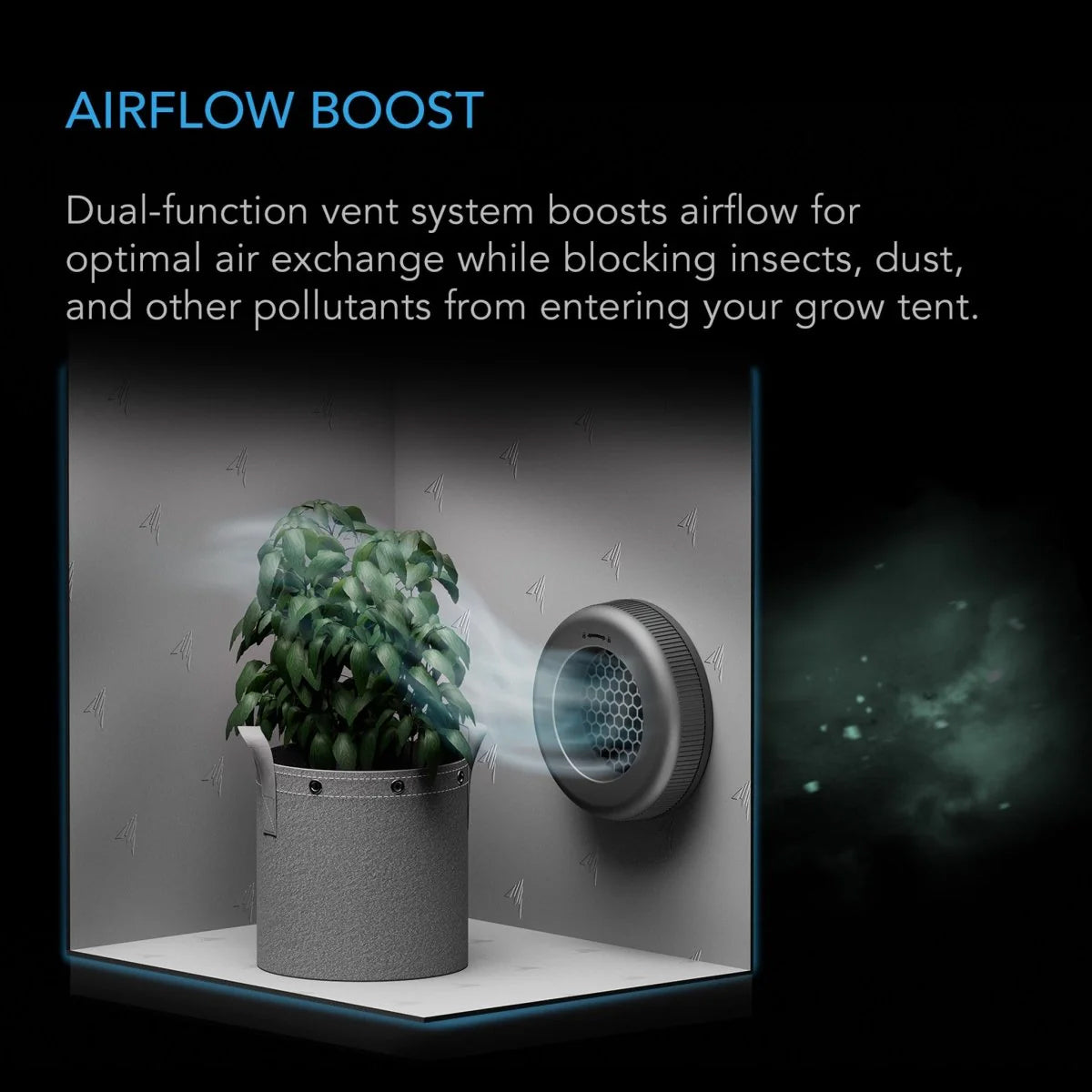 AC Infinity Grow Tent Duct Vent Attachment