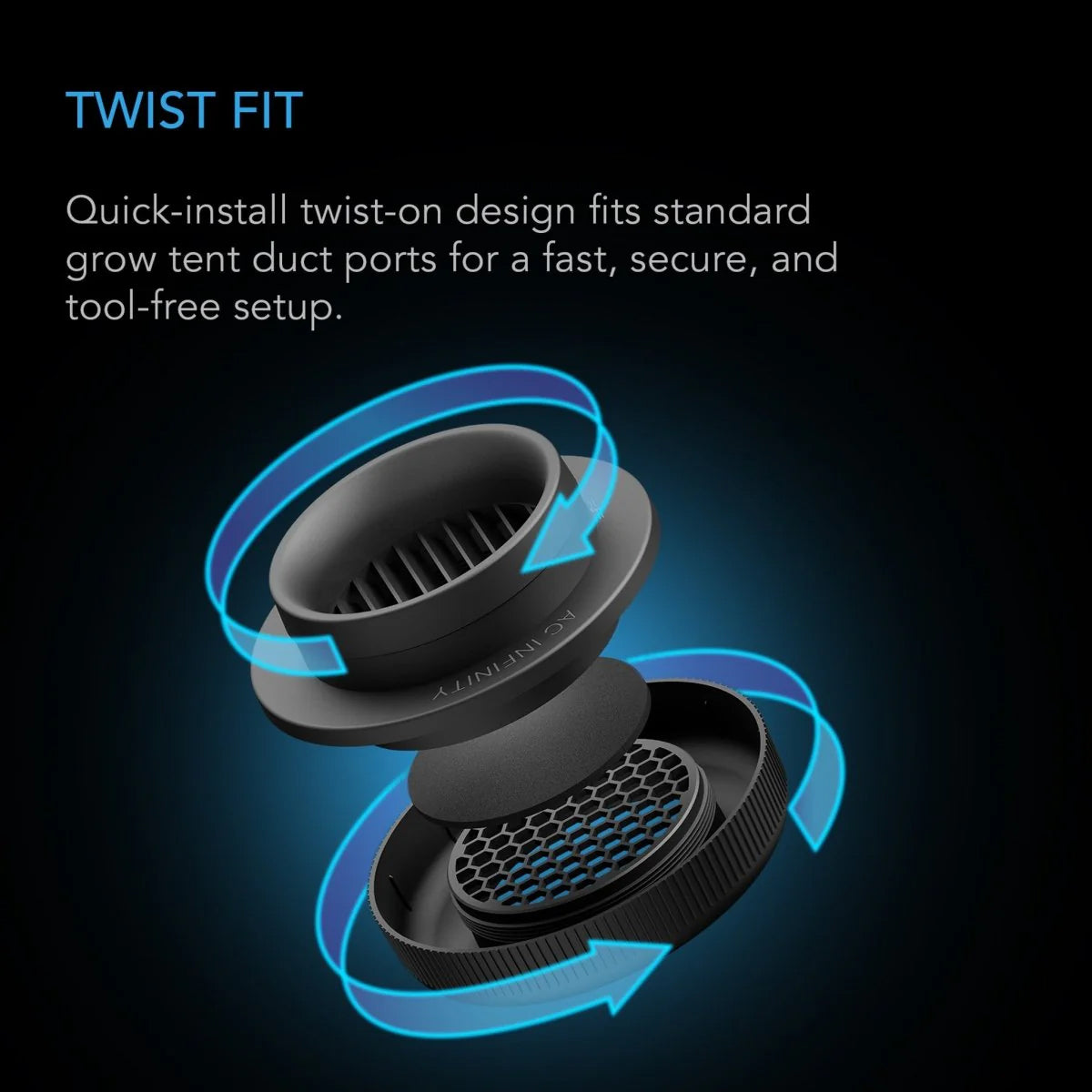 AC Infinity Grow Tent Duct Vent Attachment