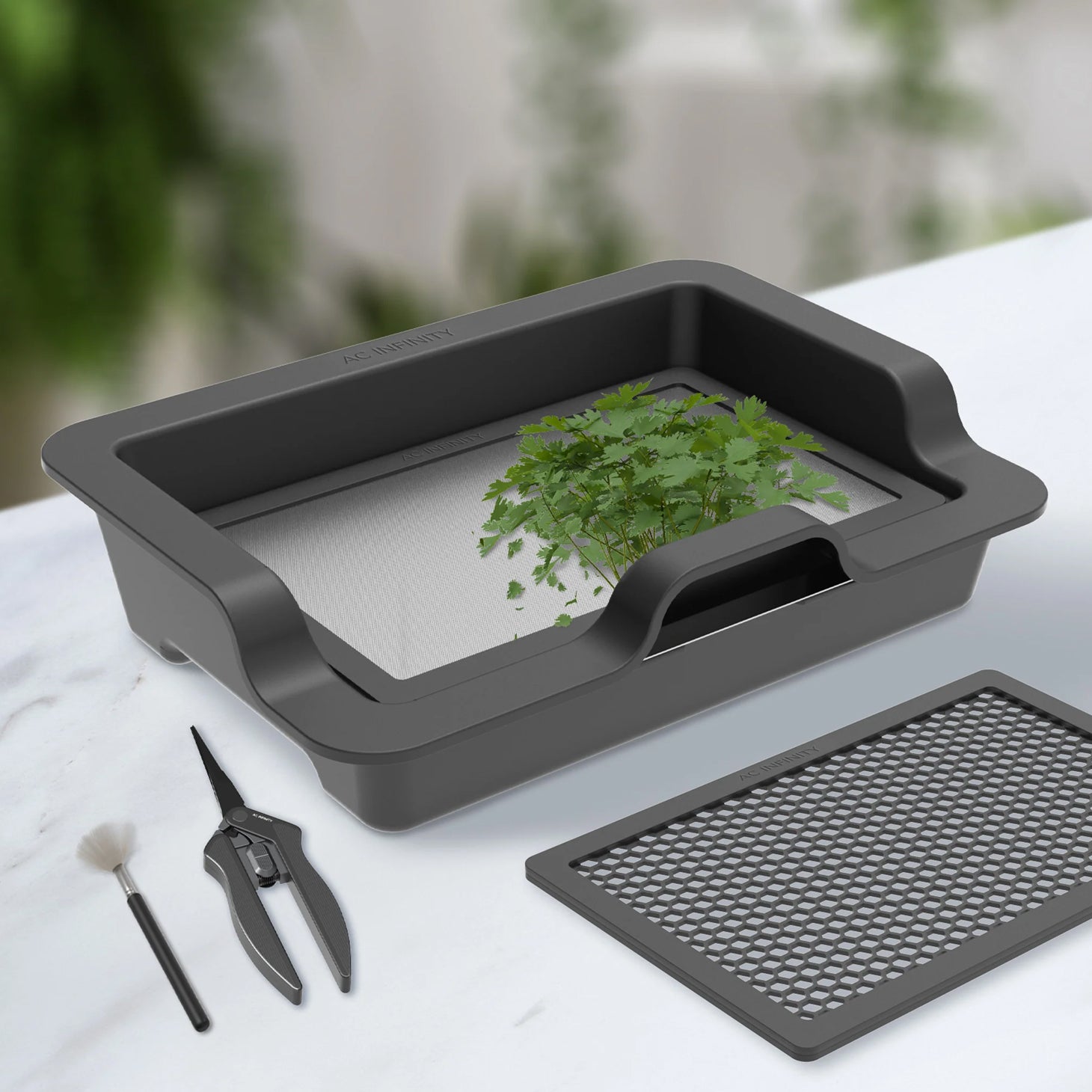 AC Infinity Large Trim Tray System, 3 Tray & 2 Screen Kit