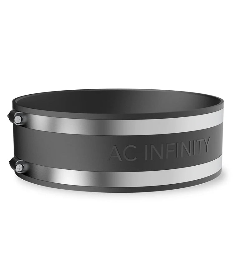 AC Infinity Noise Reduction Clamp, Duct Coupler with Stainless Steel Clamps