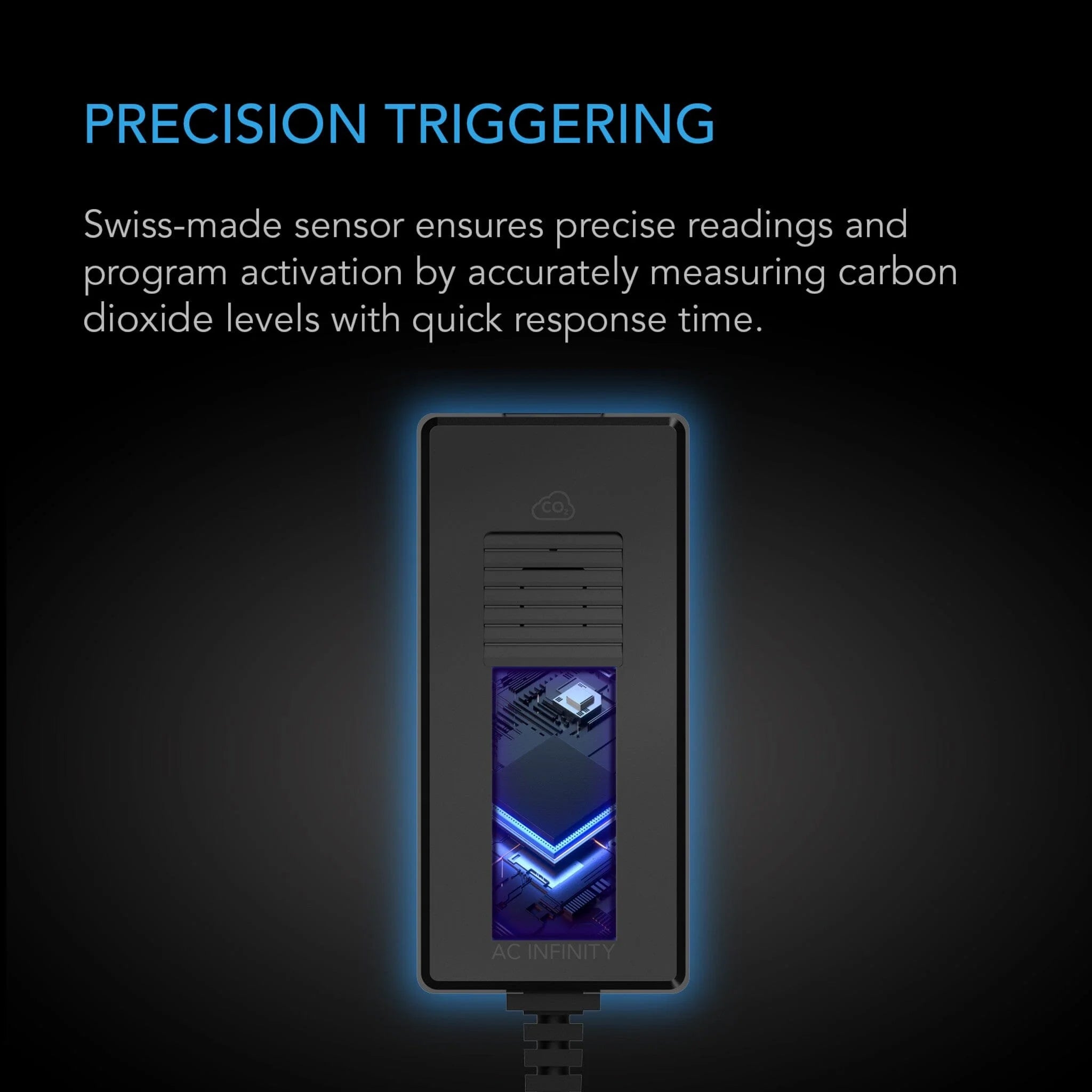 AC Infinity CO2 Controller, Smart Outlet Carbon Dioxide Monitor for CO2 Regulators and Inline Fans