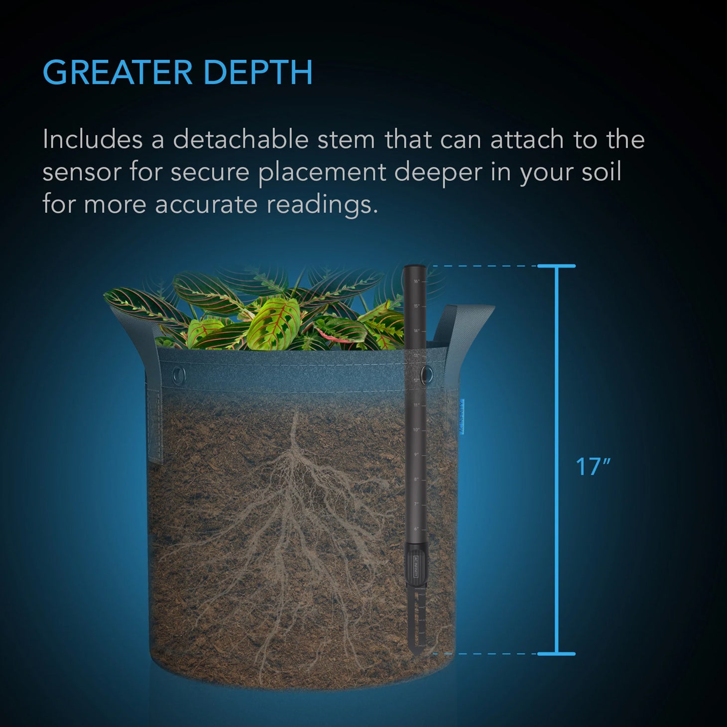 AC Infinity Soil Sensor Probe, for Controller AI+