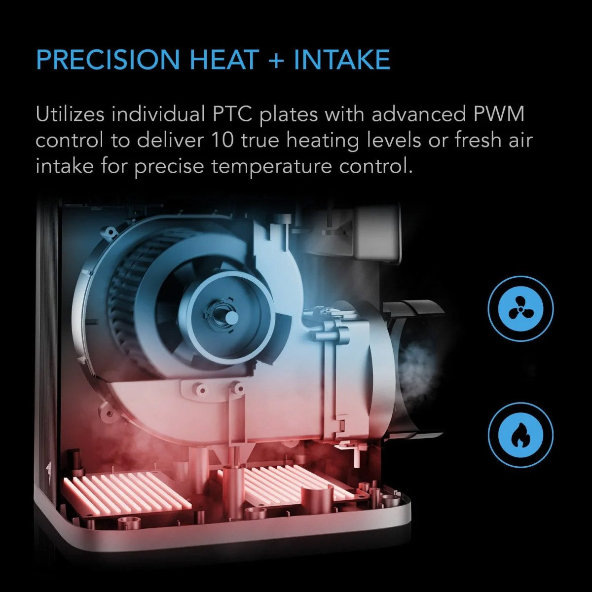 AC Infinity Thermoforge T7 Plant Heater 1000W AI-Powered VPD Temp Control