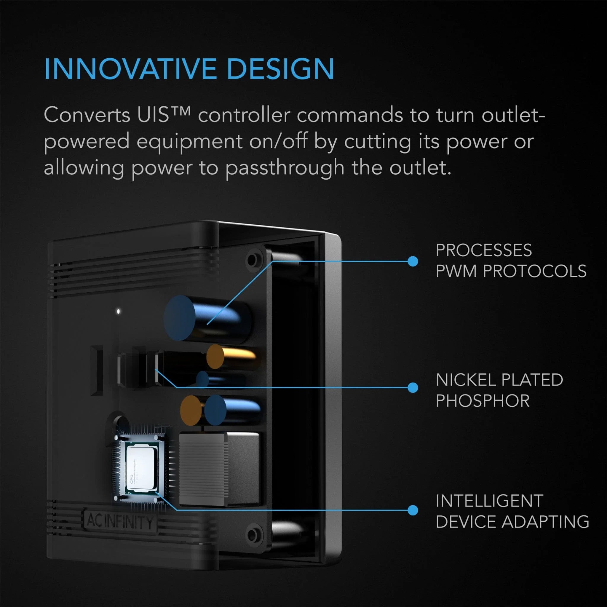AC Infinity UIS Control Plug For Outlet Powered Equipment