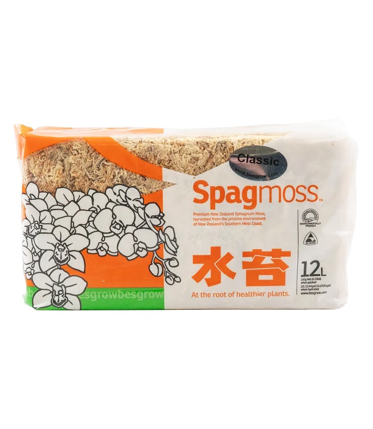 Besgrow Sphagnum Moss Classic 150g 12Ltr