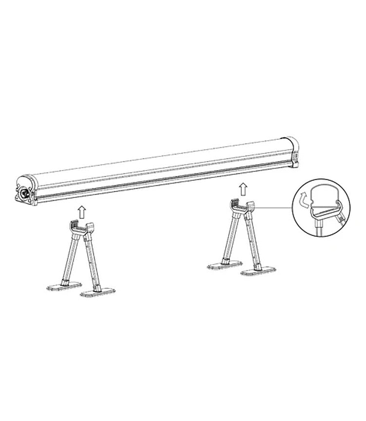 Faven Under Light Adjustable Stands (2 Pack)