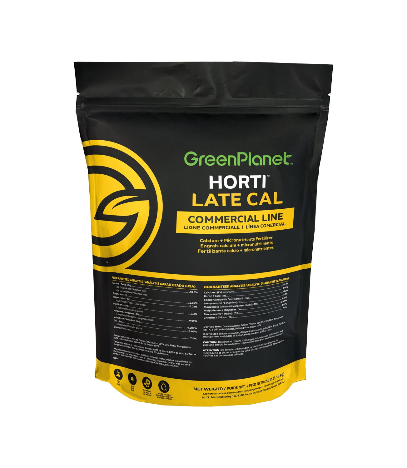 GreenPlanet Horti Late Cal 1.13kg/2.5Lb Commercial Line