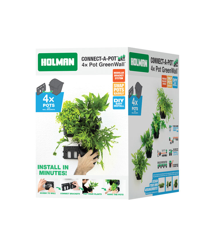 4 Pot Greenwall Kit (Connect-A-Pot)