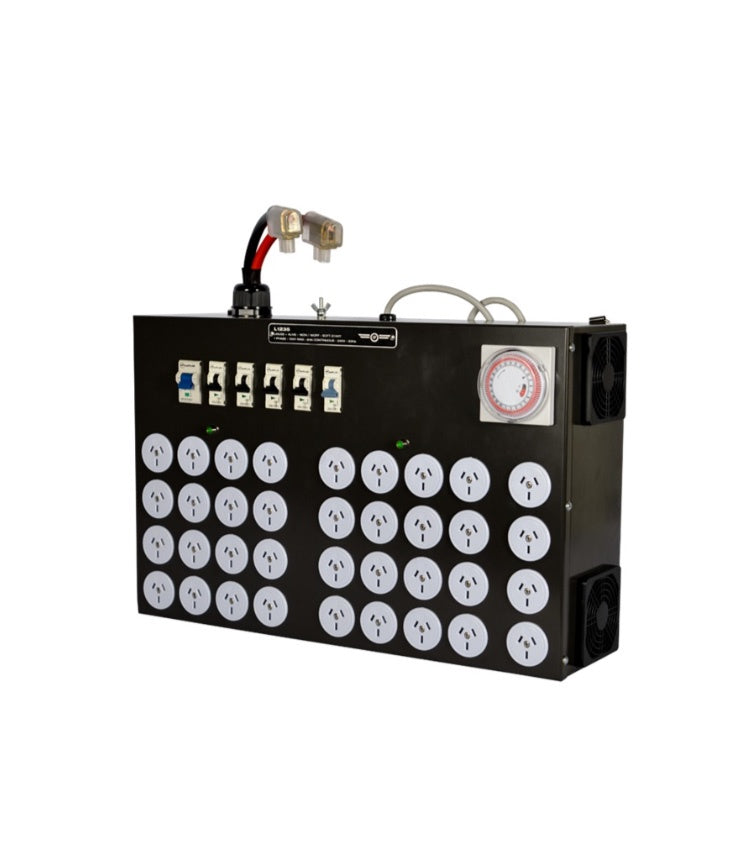 Hortitek LMU 32 Outlet 16 on/16 off 100amp Single Phase + Time Delay