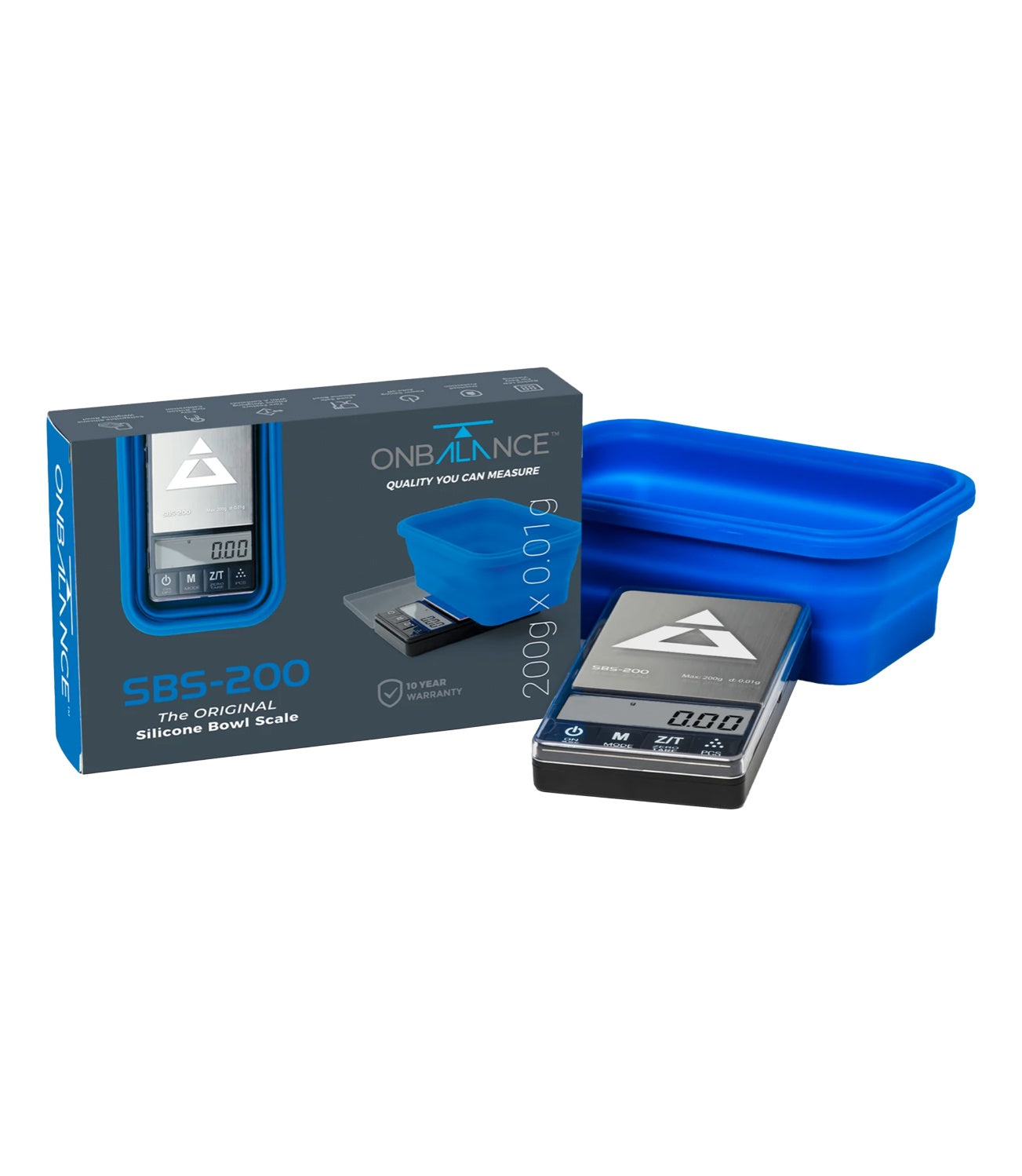On Balance SBS-200 The Original Silicone Bowl Scale 200g x 0.01g