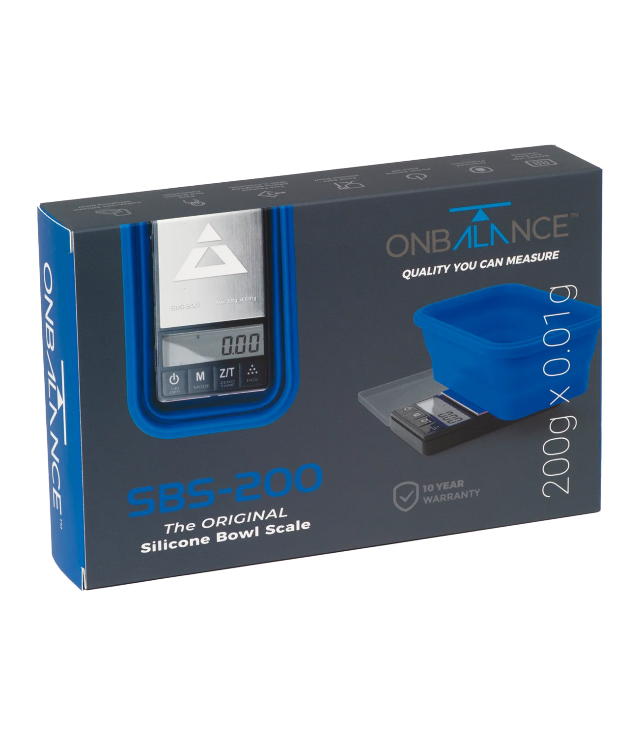 On Balance SBS-200 The Original Silicone Bowl Scale 200g x 0.01g
